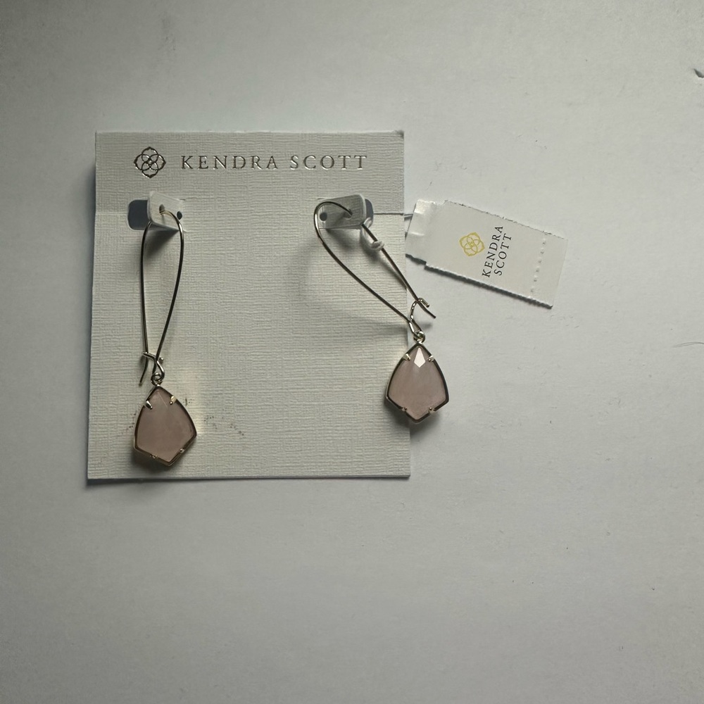 Kendra Scott Blush Geometric Earrings